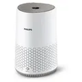Philips Luftreiniger Serie 600i mit HEPA-Filter, bis zu 99,5 % weniger Partikel, bis zu 44 m2, weiß (AC0650/10) - Weiß/Beige