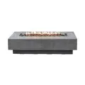Elementi Gasfeuerstelle Hampton, Beton-Optik grau, Faserbeton + Druckminderer