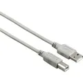 Hama USB-Kabel USB 2.0 USB-A Stecker/USB-B Stecker Grau 1,5 m