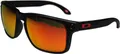 Oakley Holbrook XL, Erwachsener, Männlich, Wanderer, Vollrand, Schwarz, Nicht-polarisierte Linse