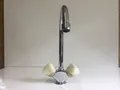 Grohe Costa Küchenarmatur Chrom, mit Grohe Onyx Steingriffen, Rarität, 31831001