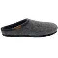 Stegmann Gottstein Schurwoll-Pantoffel, Alpine Comfort FE Natur, Tiroler Stein Pantoffel grau 40 EU