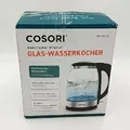 COSORI Wasserkocher Glas Upgrade Edelstahl Filter Innendeckel BPA Frei 1,7 Liter