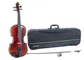 GEWA Violingarnitur VL 2 – 4/4 spielfertig, Carbon Bogen, Larsen Aurora Saiten, Violinkoffer