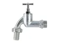 GARDENA Wasserhahn mit Schlauchverschraubung, mit 26,5 mm (G 3/4")-Gewinde / für 19 mm (3/4")-Schläuche (07331-20)