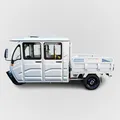 Urban Hopper Cargo Volt Pro Twin mit Doppelkabine 2-Sitzer Lenker 25km/h Silber
