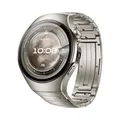 HUAWEI Watch 5 Smartwatch, X-TAP-Technologie, SpO2 an der Fingerspitze, Health Glance, EKG, HRV, eSIM, Zwei Akkumodi, Bis zu 11 Tage Akkulaufzeit, Kompatibel mit Android & iOS, 46mm, Titanium
