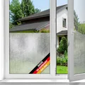 d-c-fix Fensterfolie Lynn - 45 cm x 1,5 m – statische Sichtschutzfolie mit modernem Muster für Glasflächen – selbsthaftend, blickdicht, dekorativ