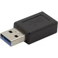 i-tec USB 3.2 Gen 2 Adapter USB-A Stecker > USB-C Buchse, 10 Gbps, schwarz