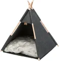 TRIXIE Tierhöhle Höhle Tipi - anthrazit - 55 × 65 × 55 cm