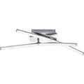 Just Light. LED-Deckenleuchte Simon Stahl 59 x 51 cm
