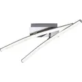 JUST LIGHT LED Deckenlampe SIMON 1x Arm drehbar, 1x Arm fest silber Wohnbereich, z.B. Wohnzimmer, Schlafzimmer, Esszimmer, Flur, Arbeitszimmer - Silber
