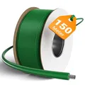 Wiltec 150 m Mähroboter Begrenzungskabel Ø 2,7 mm TCCA, kupferbeschichteter Aluminiumdraht, Leitkabel für Rasenroboter, Universal Begrenzungsdraht kompatibel mit diversen Rasenmähern