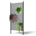 Gartenwelt Riegelsberger Gartenzaun Lamellenzaun braun Sichtschutz Pflanzenunterstützung für Terrasse