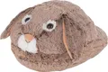 fußwärmer Konijn junior 35 x 25 cm Plüsch braun