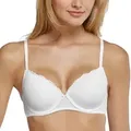 Schiesser BH Pure Cotton Underwire Bra Weiß Baumwolle B 70 Damen