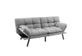 COSTWAY Schlafsofa, Klappbar, mit Bettfunktion & Matratze, umwandelbar, 182cm