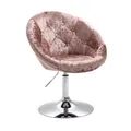 SVITA HAVANNA Sessel Lounge Clubsessel Barhocker Drehsessel Retro Champagner