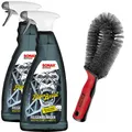 Sonax Felgenreiniger FelgenBeast 2x 1L säurefrei RDKS + Sonax Felgenbürste