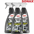 3x Sonax Felgen Reiniger Felgenbeast Säurefrei mit Wirkindikator 1000ml