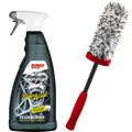 Sonax FelgenBeast Felgenreiniger 1L säurefrei RDKS inkl. Mikrofaser Felgenbürste