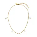 Purelei Pearl Drop Kette (Gold), Wasserfeste Halskette mit Perlen für Frauen, Elegante Halskette aus Edelstahl, Geschenk für Frauen, 35-40 cm Länge verstellbar