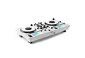 HERCULES DJ Controller Hercules DJ Controller Inpulse T-7 Weiss, (DJ-Controller mit 2 motorbetriebenen Decks), DJ Controller