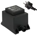 Netzteil 39,6 Watt IP44, LED-Trafo, Transformator 230V zu 12V, Netzkabel 2-Pin-Stecker, Netzstecker 2 Polig, 12V Adapter, Netzteil-Adapter, Netzgerät, Netzadapter, Niederspannung für LED-Lichterketten