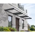 Canopia Nancy 4.5x0.9 Vordach, grau, klar