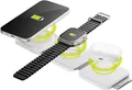3 in 1 faltbares Qi Wireless Ladegerät iPhone Watch AirPods Reise Case Faltbar