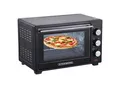 Steinborg Minibackofen Pizzaofen 25L mit Umluft 1600W schwarz