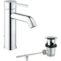 Essence - Waschtisch Einhebelmischer Mit Ablaufgarnitur, Verchromt 23589001 - Grohe