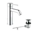GROHE Essence Waschtischarmatur chrom 23589001 mit Zugstangen-Ablauf
