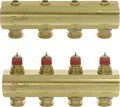 Danfoss FBH-Verteiler FHF 4 Kreise ohne Durchflussanzeige