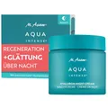 M. Asam AQUA INTENSE Nachtcreme (100ml) – Hyaluron Gesichtscreme für intensive Feuchtigkeit, Parfümfrei & Regenerierend, Skincare mit Silicium & Pflanzenölen für Geschmeidige Haut
