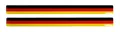 Deutschland Flaggen - Aufkleber 3D Dekor Sticker Set für Auto Motorrad : 2er Set