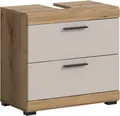 xonox Bad Scout Badschrank Waschbeckenunterschrank Unterschrank Beige 60x56x34