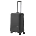 Travelite Bali Reisekoffer M Trolley Koffer 67cm 4 Rad / Rollen TSA Hartschale schwarz