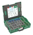 SPAX Montagekoffer L-BOXX groß, Elektriker-Set inkl. 1.200 Halbrundkopfschrauben in 14 Abmessungen, 250 passenden Dübeln und 6 T-STAR plus Bits
