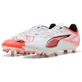 PUMA ULTRA 5 PLAY FG/AG Fußballschuh für Rasen- und Kunstrasenplätze weiß 44,5 EU