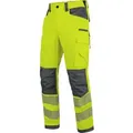 Würth MODYF Arbeitshose Neon EN 20471 2 Winterbundhose für Handwerker Robuste HI-VIS Herren Winterarbeitshose gelb 46