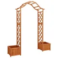 Garten-Pergola Mit Blumenkasten Massivholz Tanne Holz