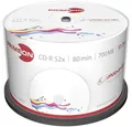 PRIMEON CD-Rohling CD-R 700MB 52x Photo-on-Disc 50er Cakebox 2761105, Bedruckbar