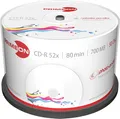 50 Primeon Rohlinge CD-R full printable photo on disc 80Min 700MB 52x Spindel