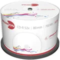 50er Multipack Primeon 2761105 CD-R 80 Rohling 700 MB 50 St. Spindel Bedruckbar