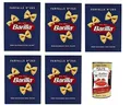 5x Pasta Barilla Farfalle Nr. 265 italienisch Nudeln 500 g pack + Italian Gourmet polpa 400g