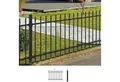 Alberts Metallzaun Anbauset Chaussee, Höhe: 100 und 120 cm, Breite: 200 cm, zum Einbetonieren