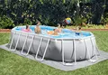 vidaXL Intex Prism Frame Swimmingpool-Set Oval 503 x 274 x 122 cm 26796GN