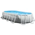 Intex Frame Swimming Pool Set "Prism Oval", 503 x 274 x 122 cm
