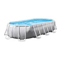 Intex PrismFrameOval Pool-Set, ca. 5,03 x 2,74 x 1,22 m